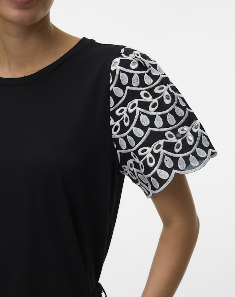 VERO MODA VMJASY S/S O-NECK TOP JRS BTQ