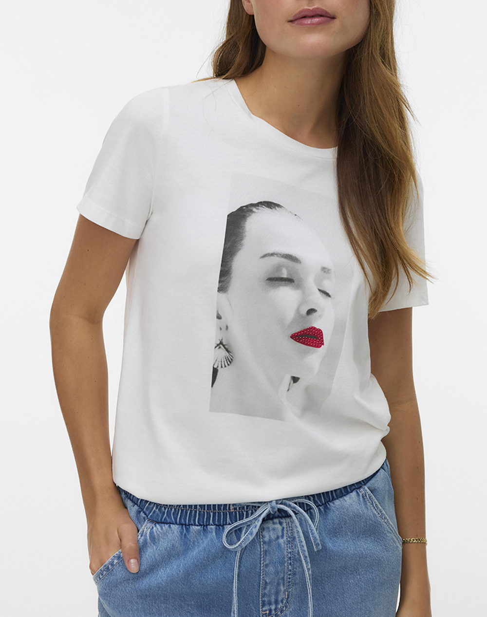 VERO MODA VMJAMAICA S/S T-SHIRT JRS BTQ