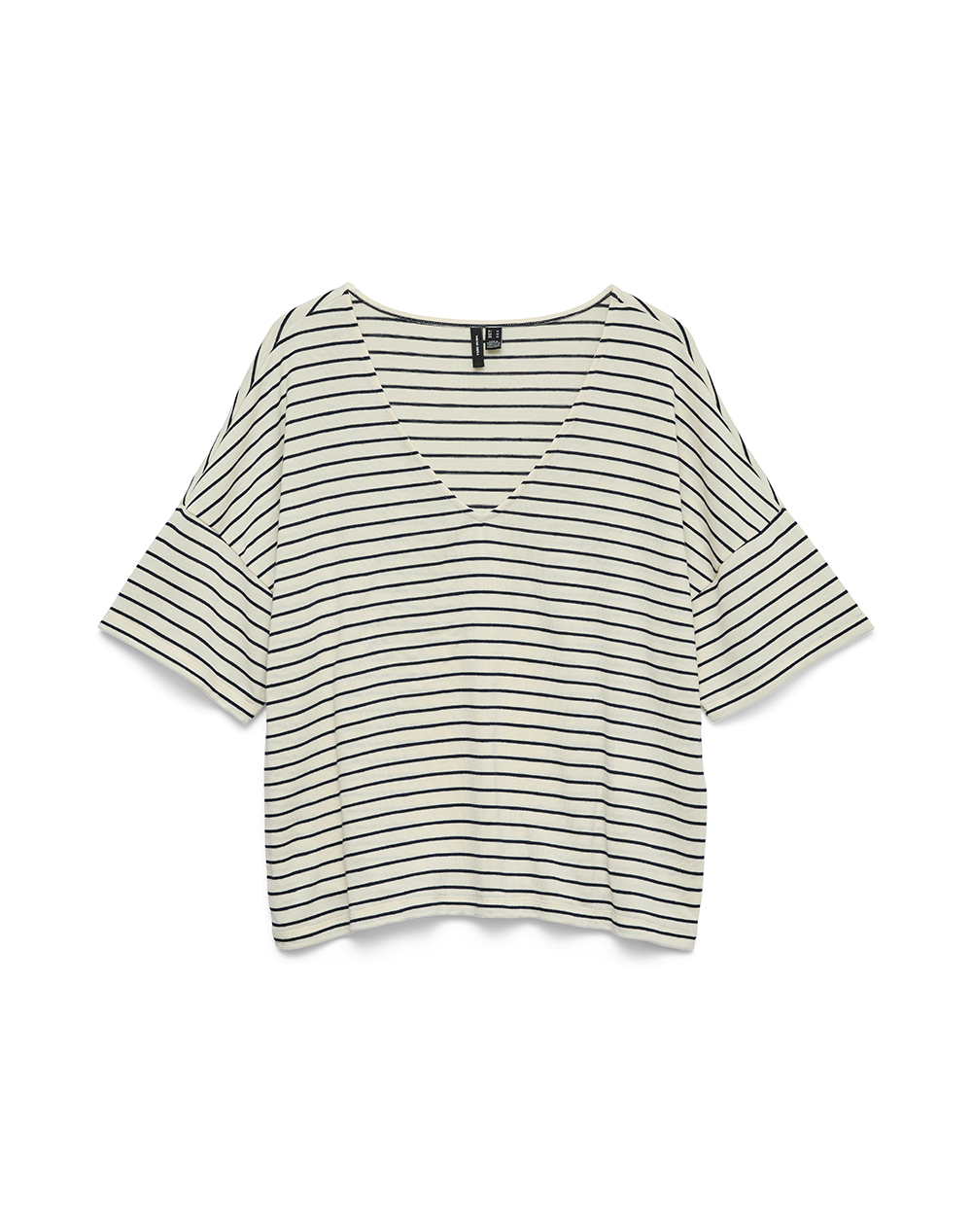 VERO MODA VMHOLLI 2/4 V-NECK LOOSE TOP JRS