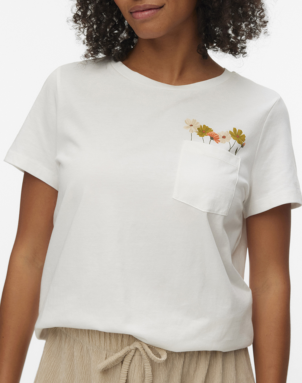 VERO MODA VMKARMA S/S O-NECK T-SHIRT JRS BTQ