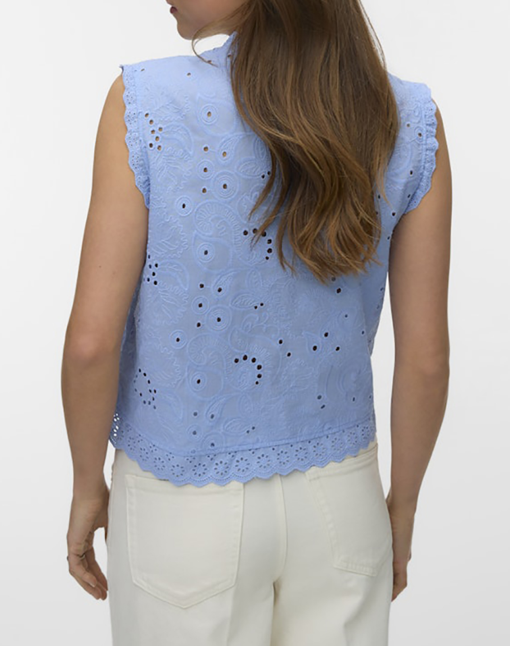VERO MODA VMEMILY EMB SL TOP WVN