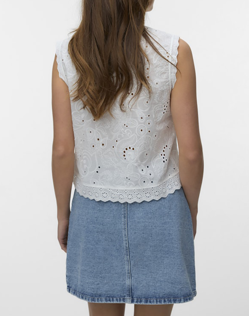 VERO MODA VMEMILY EMB SL TOP WVN