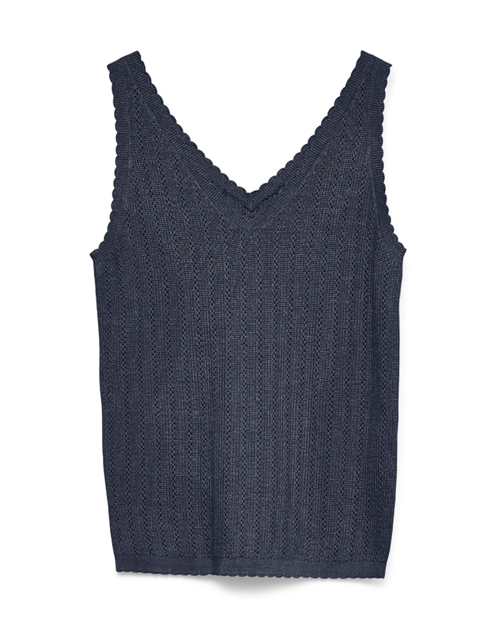 VERO MODA VMNEWLEX POINTELLE V-NECK TOP