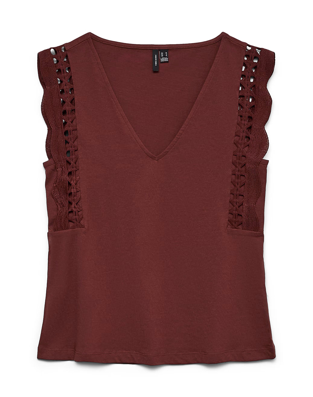 VERO MODA VMGABBY SL V-NECK TOP JRS GA