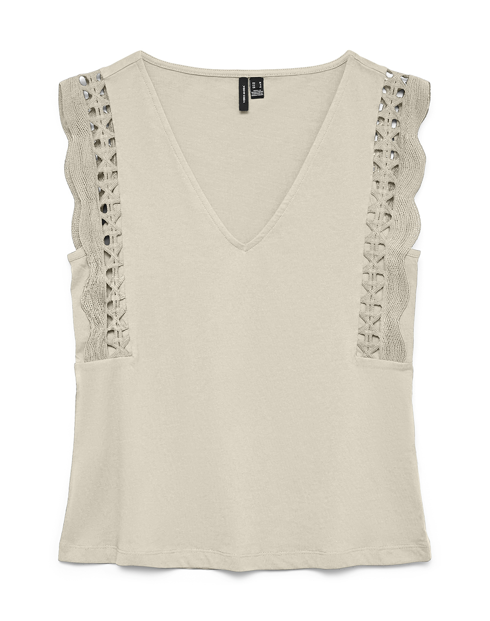 VERO MODA VMGABBY SL V-NECK TOP JRS GA