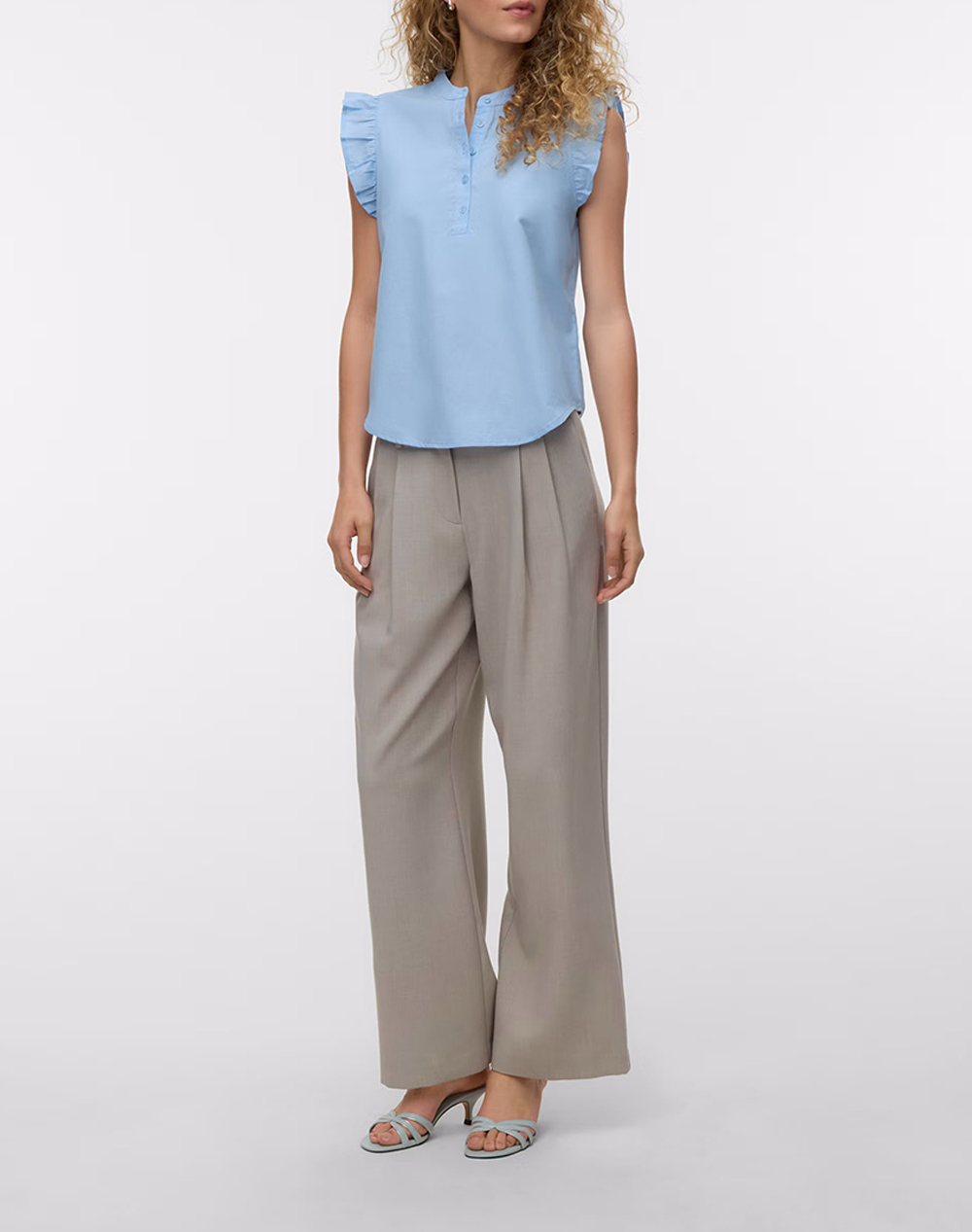 VERO MODA VMSELMA SS FRILL TOP