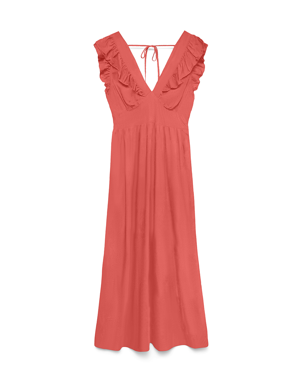 VERO MODA VMEASY JOY S/L DETAIL ANKLE DRESS WVN
