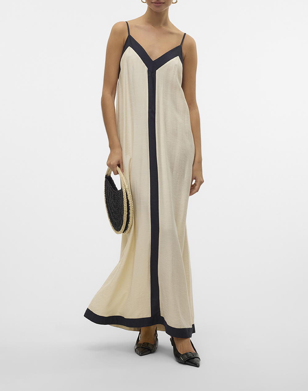 VERO MODA VMDENISE SINGLET ANKLE DRESS WVN BTQ GA