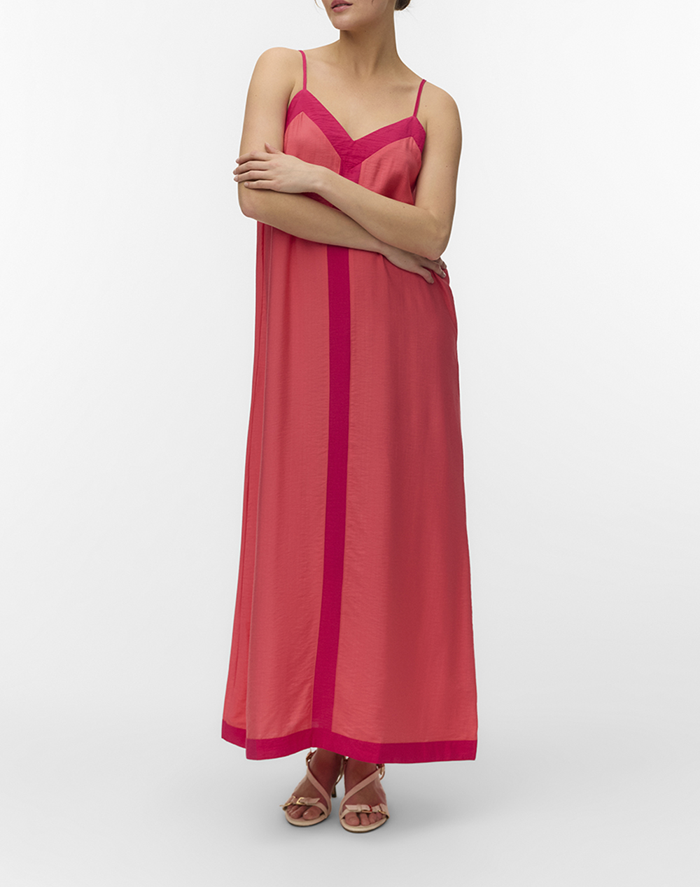 VERO MODA VMDENISE SINGLET ANKLE DRESS WVN BTQ GA