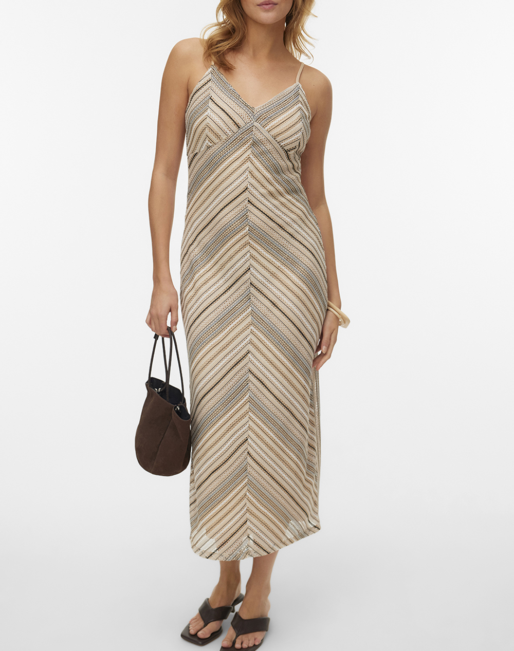 VERO MODA VMDEMI SINGLET DRESS JRS GA