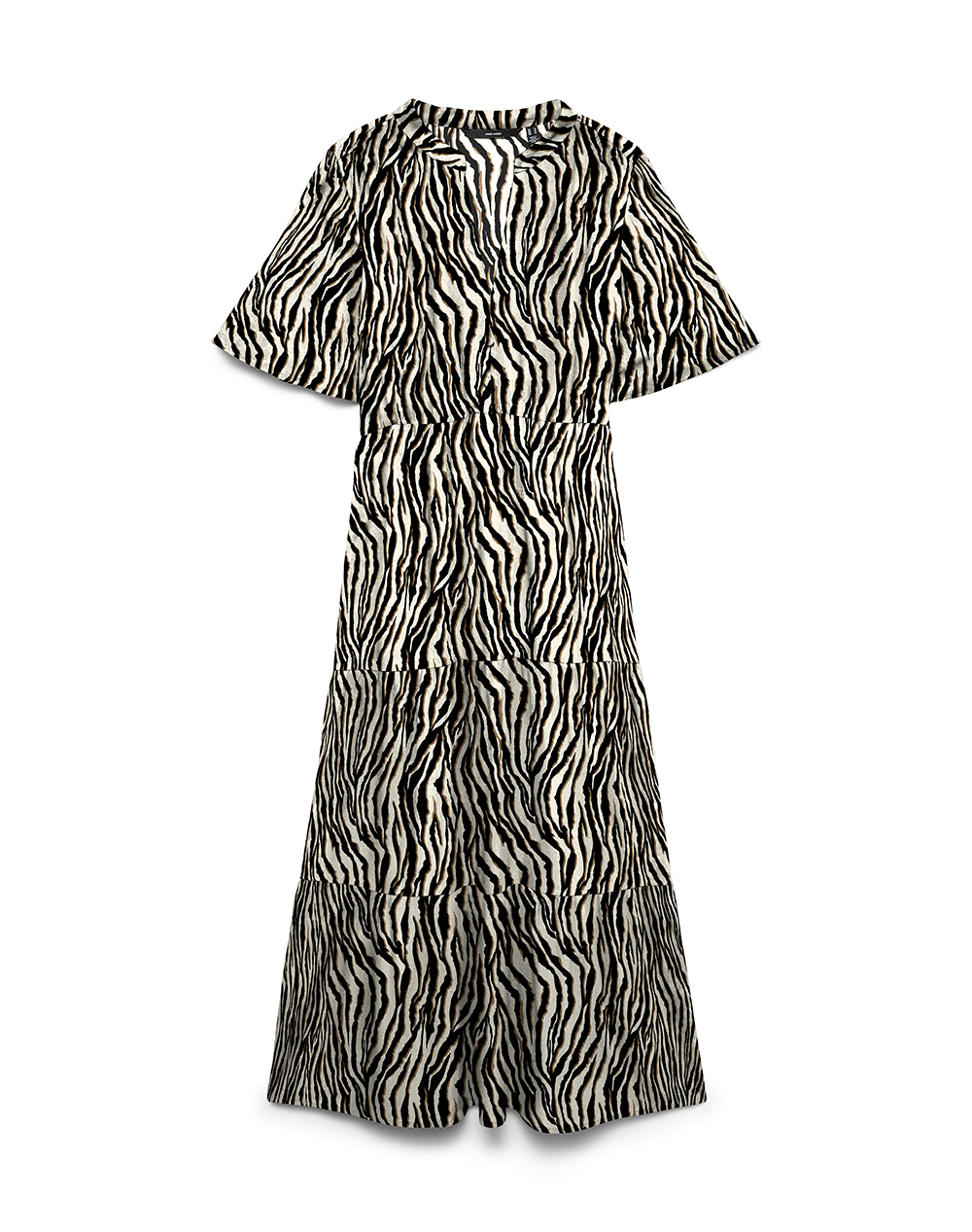VERO MODA VMEASY JOY S/S V-NECK 7/8 DRESS WVN