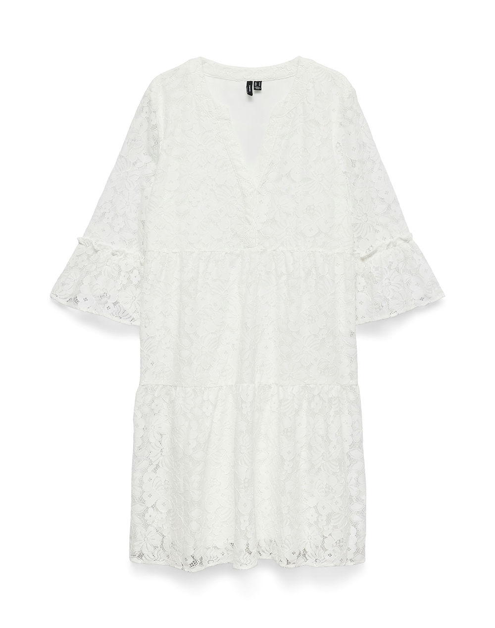 VERO MODA VMHONEY LACE 3/4 V-NECK TUNIC WVN GA