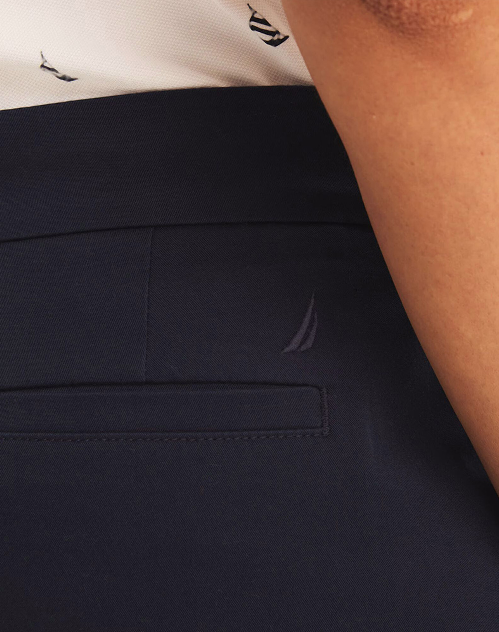 NAUTICA BERMUDA/SHORTS 10 ANCHOR STRETCH TWILL SOLID SHORT