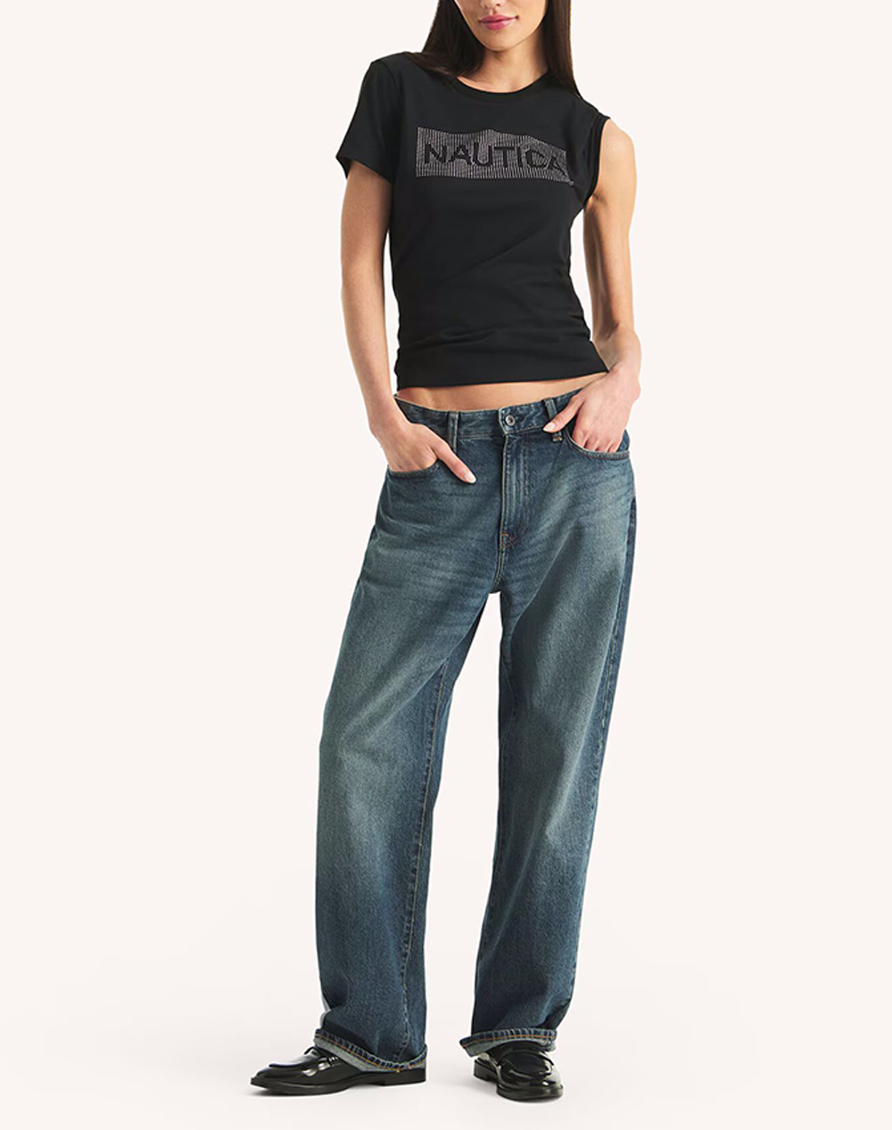 NAUTICA БЛУЗА T-SHIRT КМ S/S T-SHIRTS