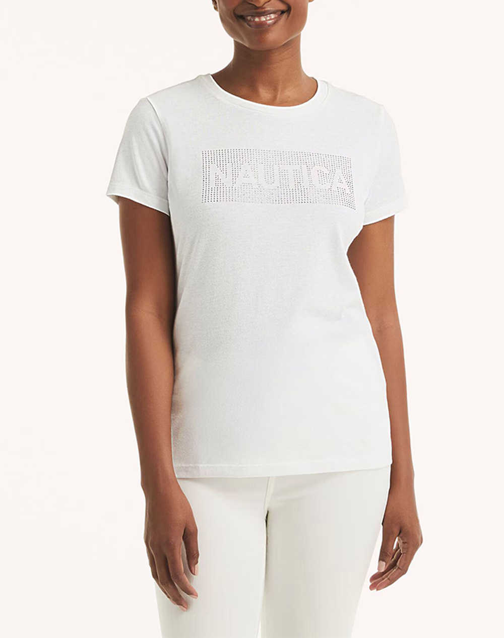 Nautica блуза t-shirt км s/s t-shirts female τ-shirt бяло