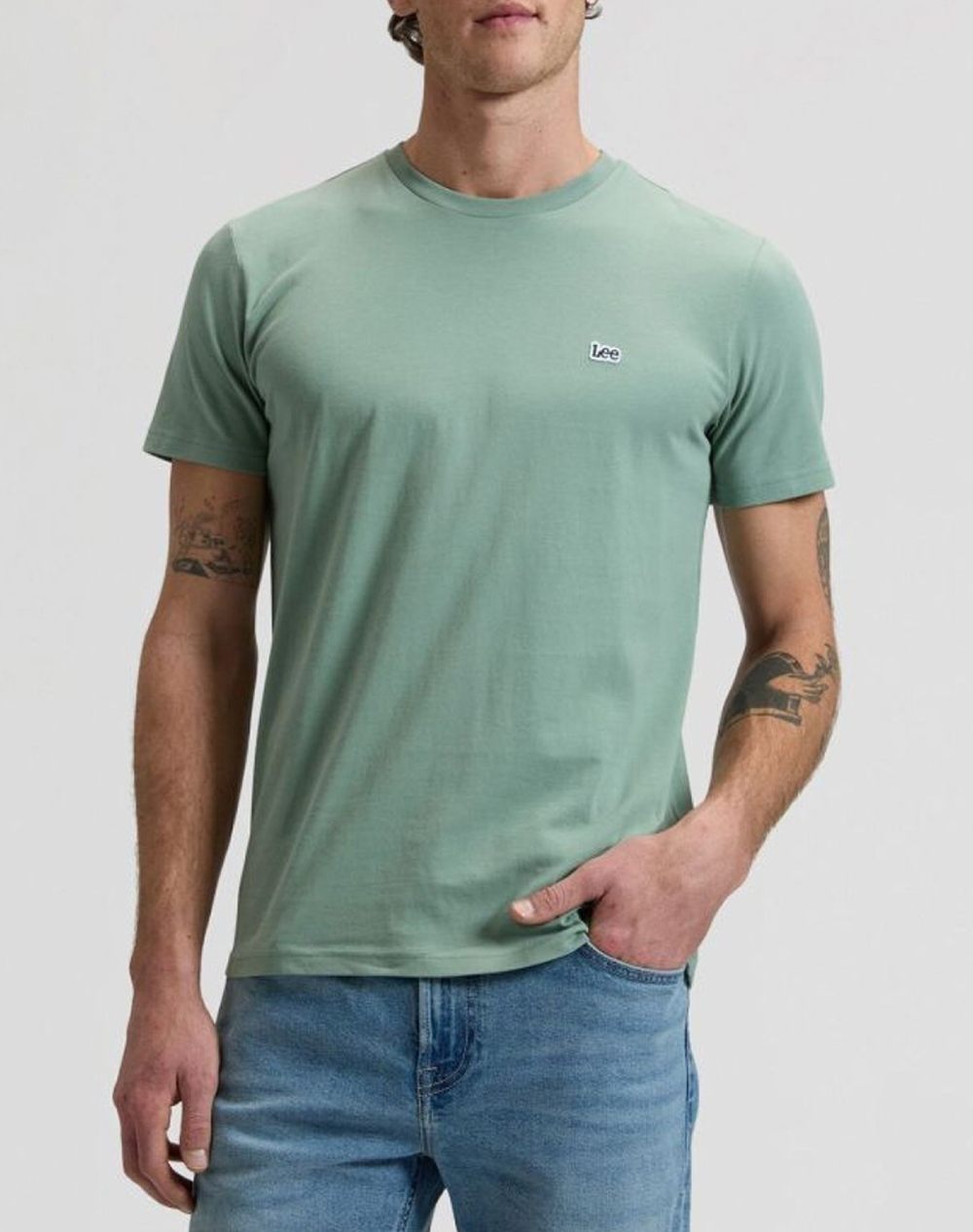 LEE SS PATCH LOGO TEE