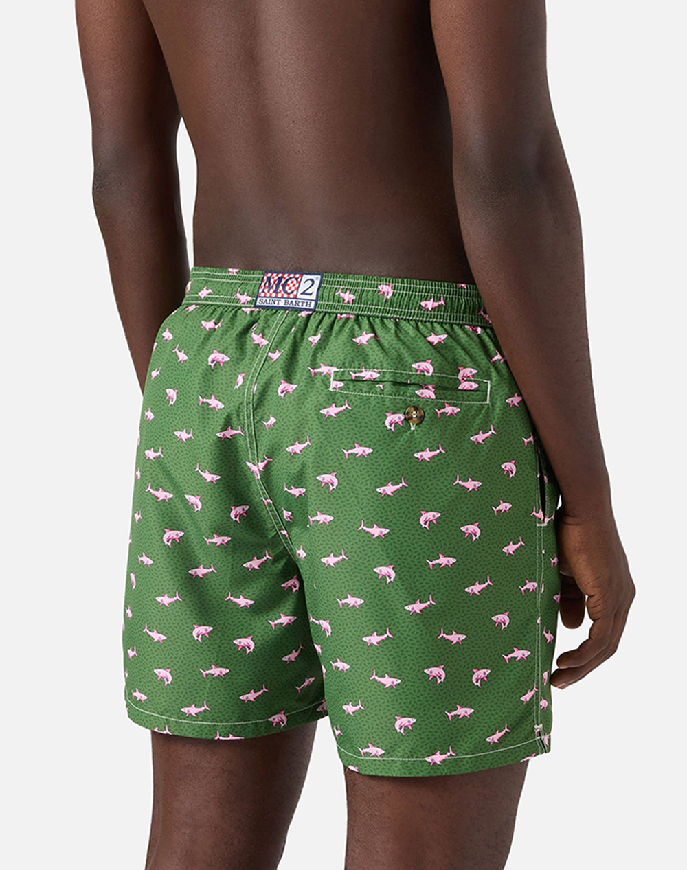 MC2 LIGHTING MICRO FANTASY-SWIMSHORT-SHARK ON SHARK 5221