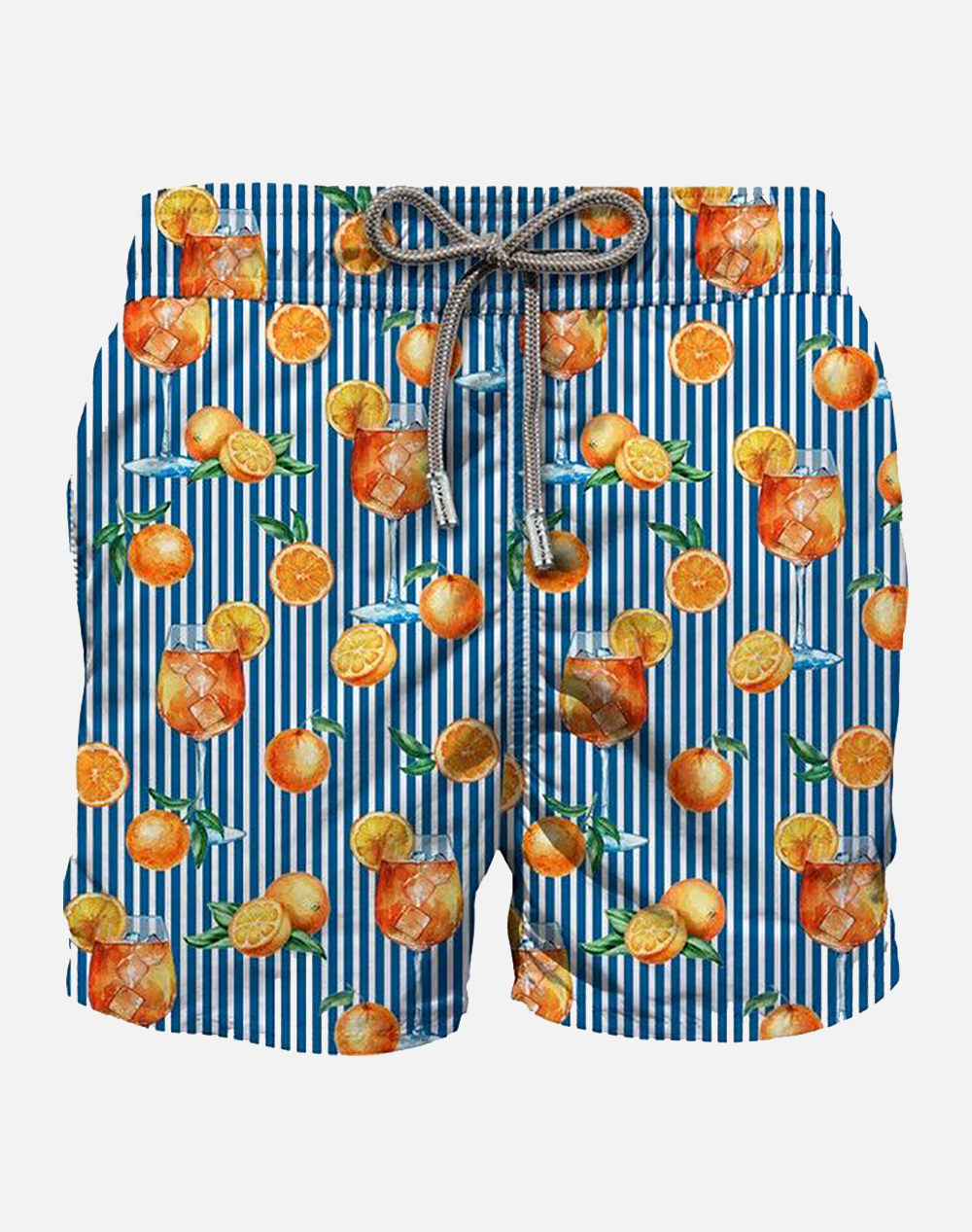 MC2 GUSTAVIA-SWIMSHORT-ORANGE TASTE STRIPES 61