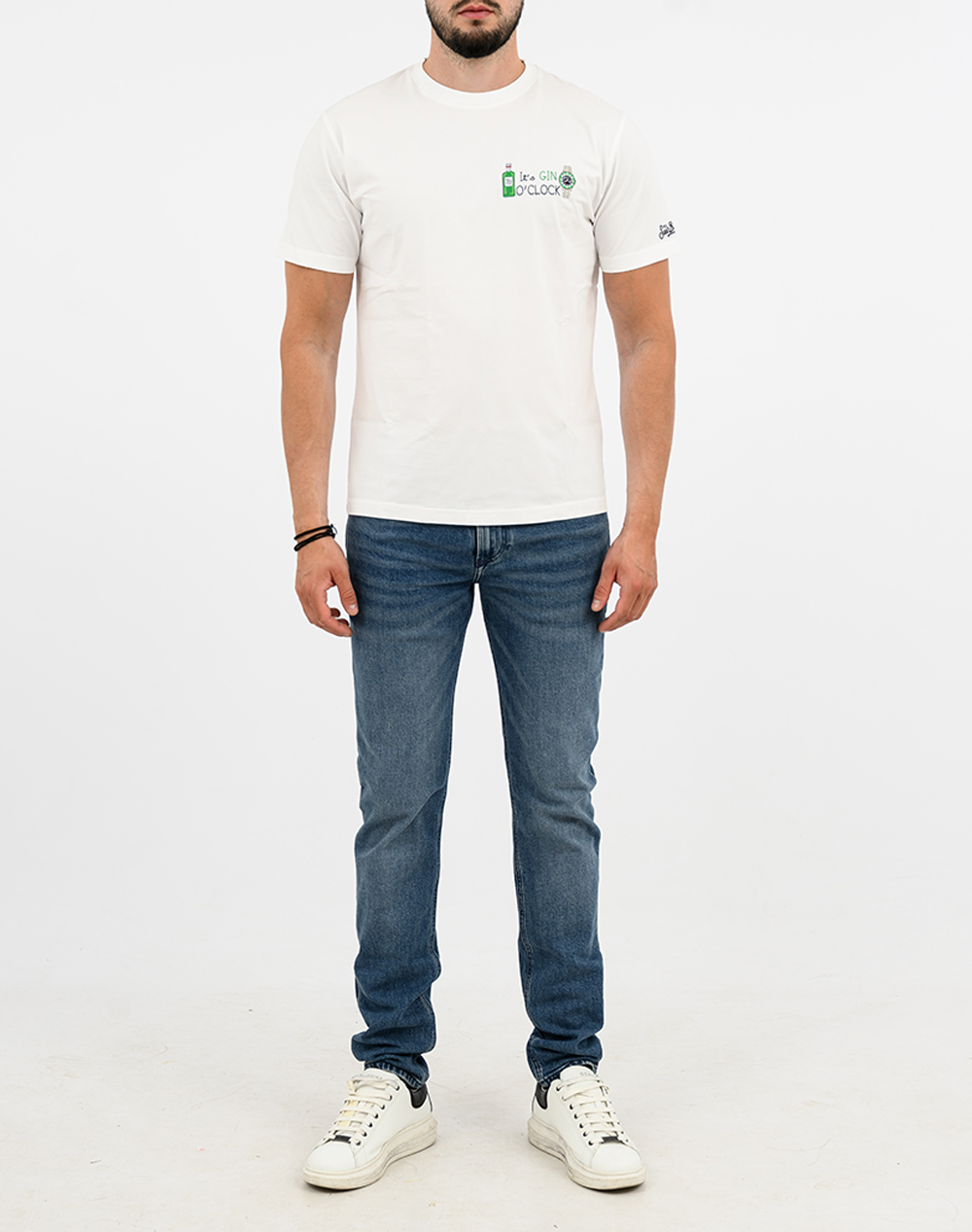 MC2 PORTOFINO-T-SHIRT-GIN CLOCK 01N EMB