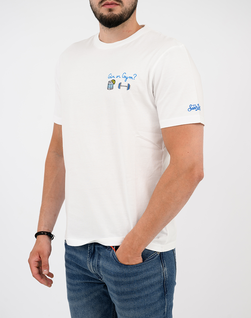MC2 PORTOFINO-T-SHIRT-GIN GYM 01N EMB