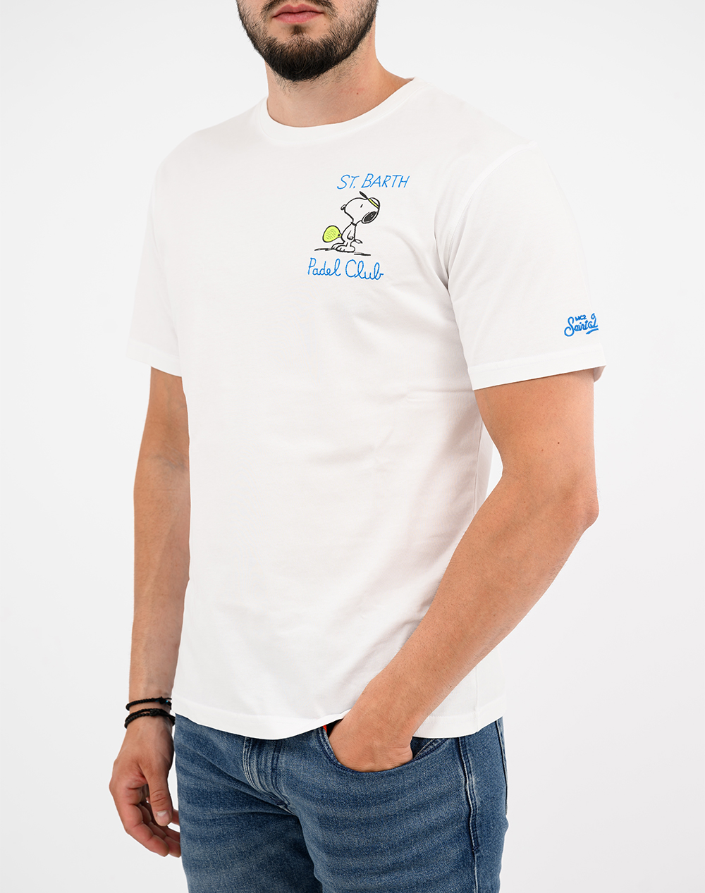 MC2 PORTOFINO-T-SHIRT-SNOOPY PADEL CLUB 01N EMB