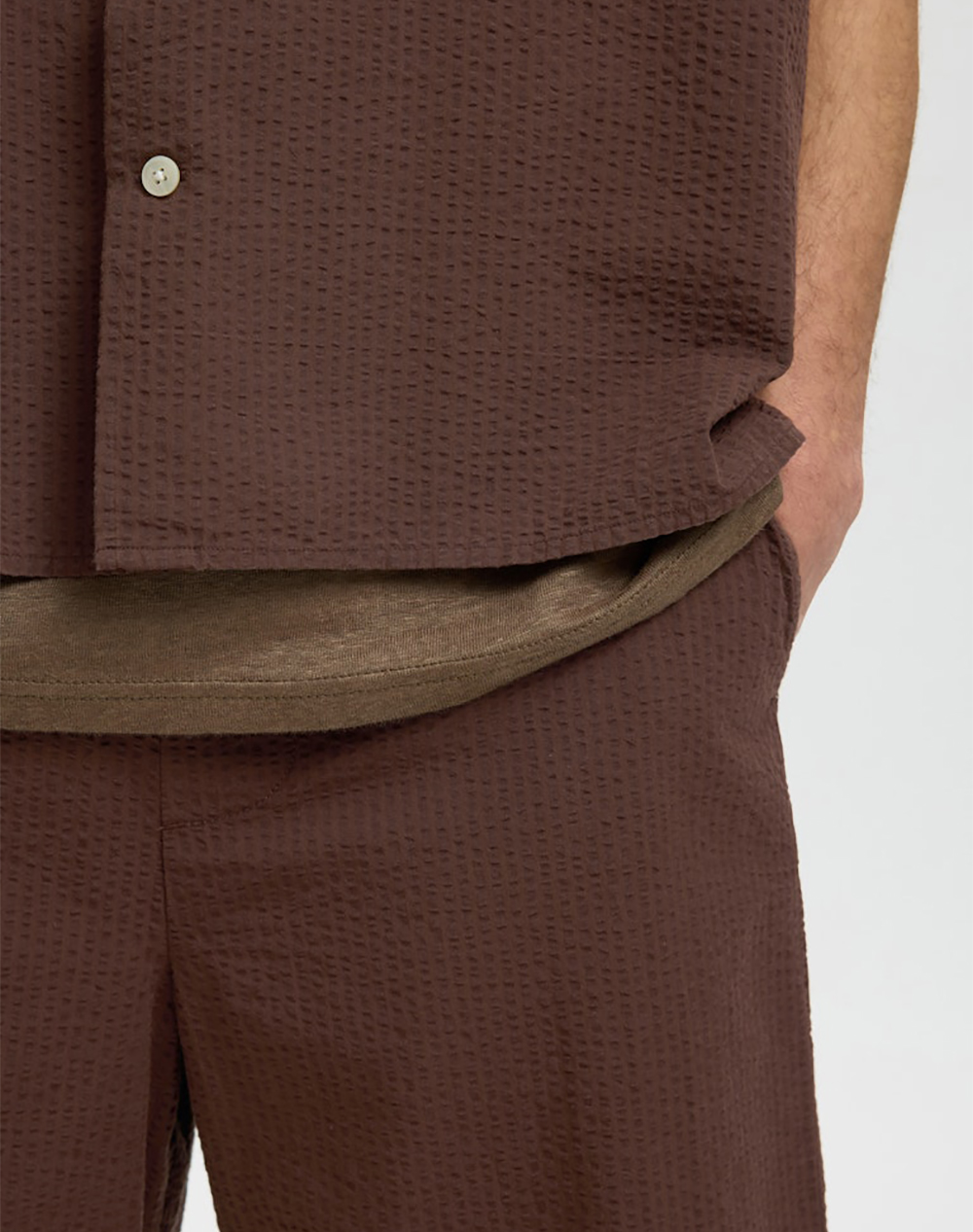SELECTED SLHREGSTUART SEERSUCKER SHORTS