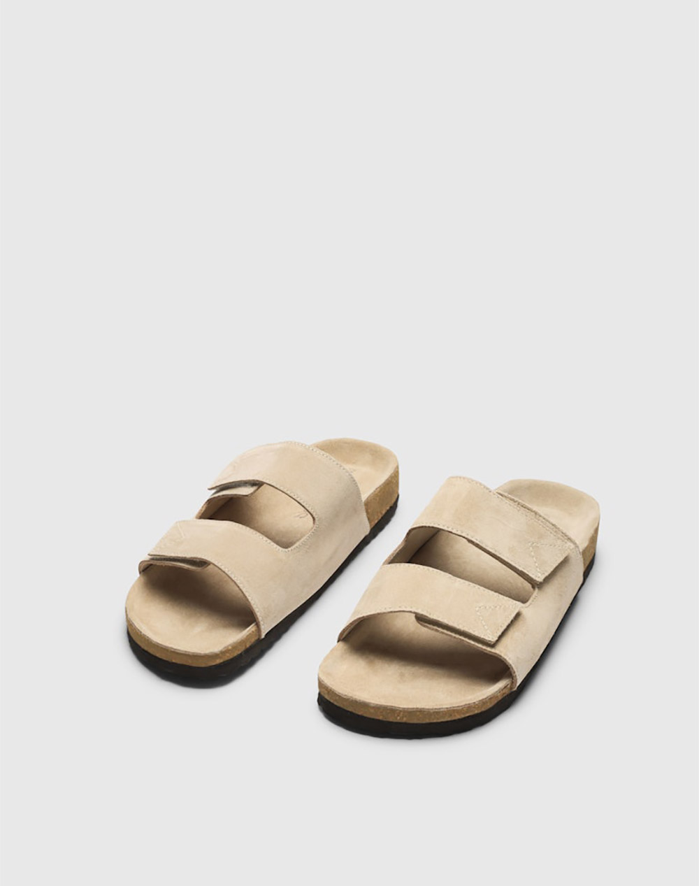 SELECTED SLMBASTIAN SUEDE STRAP SLIDER