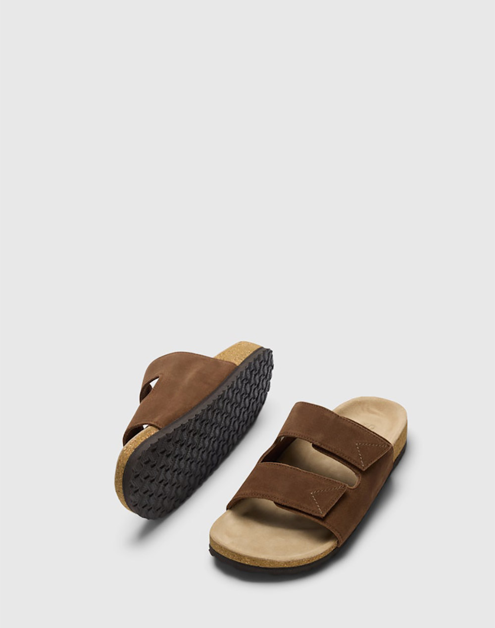 SELECTED SLMBASTIAN SUEDE STRAP SLIDER