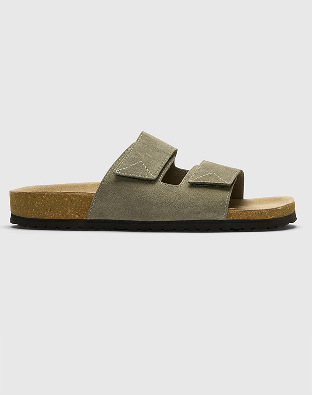 SELECTED SLMBASTIAN SUEDE STRAP SLIDER