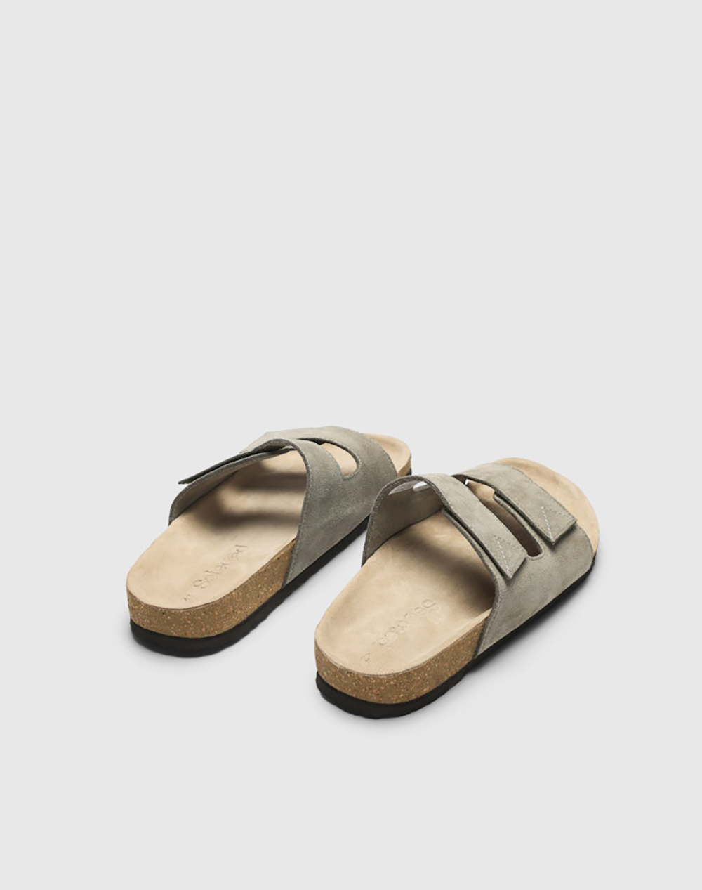 SELECTED SLMBASTIAN SUEDE STRAP SLIDER
