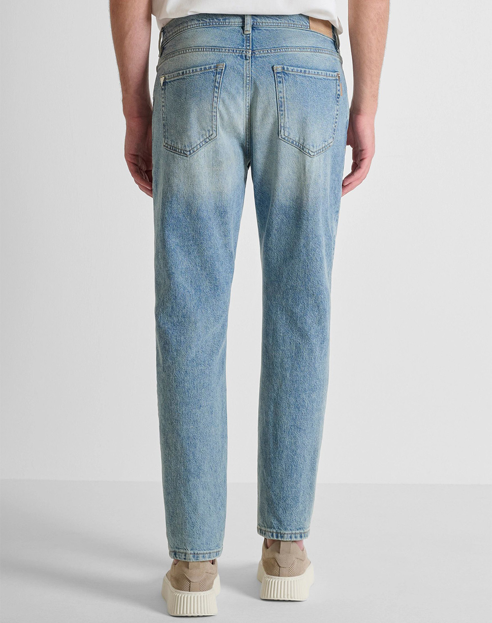 ANTONY MORATO PRE MMDT00299FA750624 JEANS JIMI SLIM CROPPED FIT IN RIGID DEEP SKY DENIM МЪЖКИ ПАНТАЛОНИ