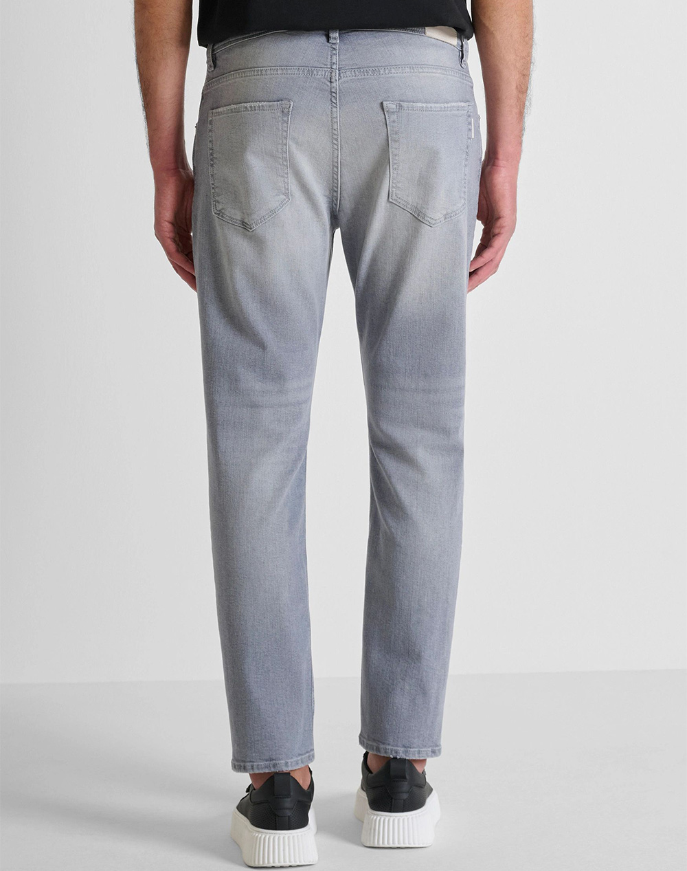 ANTONY MORATO PRE MMDT00264FA750640 JEANS ARGON SLIM ANKLE LENGHT FIT IN ICONIC MAGIC GREY DENIM МЪЖКИ ПАНТАЛОНИ