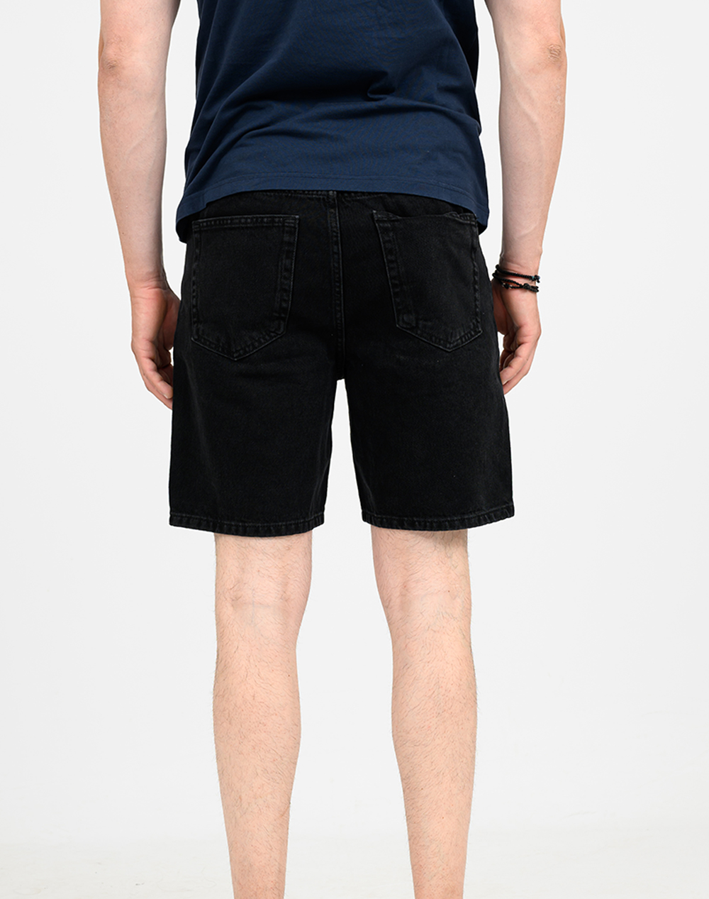 ANTONY MORATO MMDS00084FA7001431W02263 MIN OF 10 DENIM SHORT TOM REGULAR FIT IN RIGID BLACK-BLACK DENIM DENIM SHORT TOM REGULAR FIT IN RIGID BLACK-BLACK DENIM BERMUDA MENS