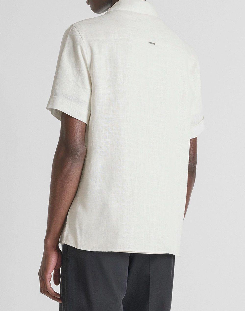 ANTONY MORATO MMSS00206FA400099 MIN OF 6 SHIRT HONOLULU REGULAR STRAIGHT FIT IN SOFT TOUCH VISCOSE LINEN BLEND FABRIC MENS SHIRT