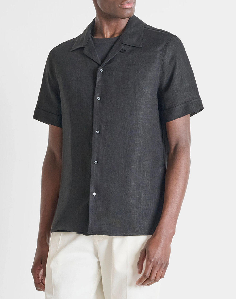ANTONY MORATO MMSS00206FA400099 MIN OF 6 SHIRT HONOLULU REGULAR STRAIGHT FIT IN SOFT TOUCH VISCOSE LINEN BLEND FABRIC MENS SHIRT