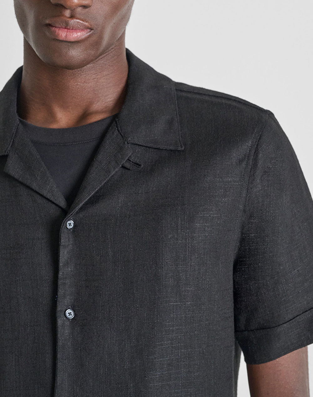 ANTONY MORATO MMSS00206FA400099 MIN OF 6 SHIRT HONOLULU REGULAR STRAIGHT FIT IN SOFT TOUCH VISCOSE LINEN BLEND FABRIC MENS SHIRT