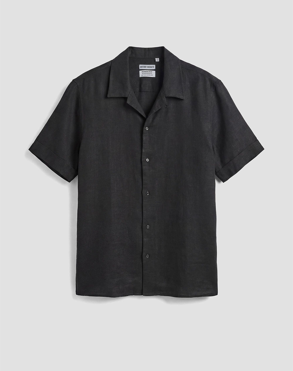 ANTONY MORATO MMSS00206FA400099 MIN OF 6 SHIRT HONOLULU REGULAR STRAIGHT FIT IN SOFT TOUCH VISCOSE LINEN BLEND FABRIC MENS SHIRT