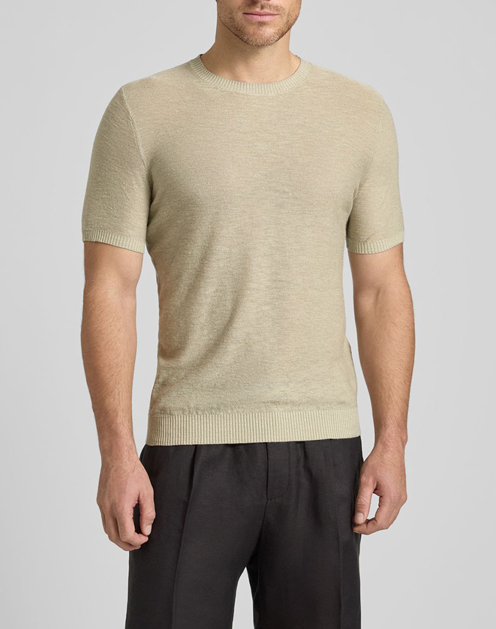 ANTONY MORATO MMSW01600YA500067 MIN OF 6 SWEATER REGULAR FIT IN LINEN BLEND SOFT YARN KNITTED MENS