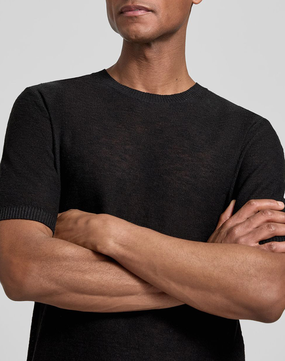 ANTONY MORATO MMSW01600YA500067 MIN OF 6 SWEATER REGULAR FIT IN LINEN BLEND SOFT YARN KNITTED MENS