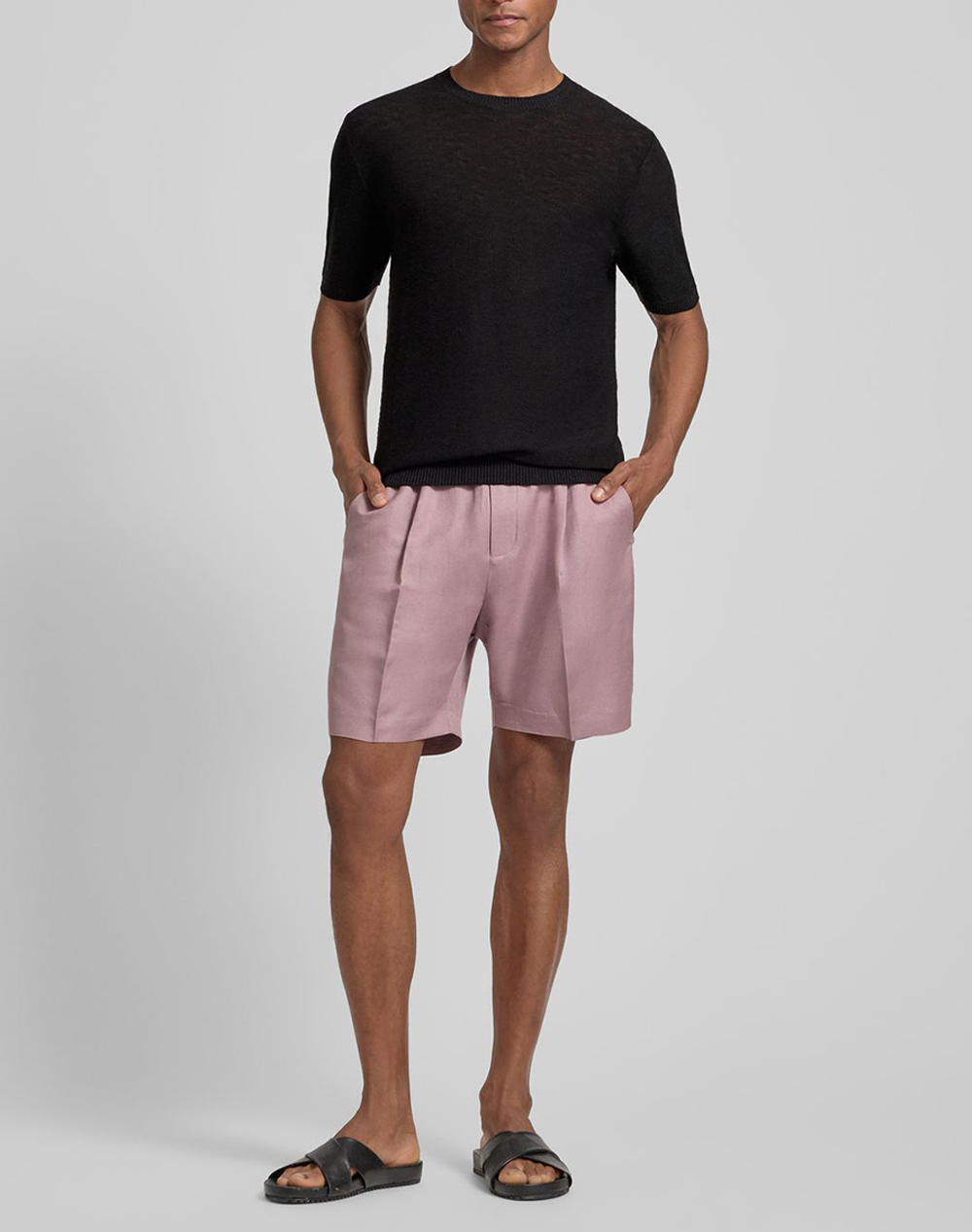 ANTONY MORATO MMSW01600YA500067 MIN OF 6 SWEATER REGULAR FIT IN LINEN BLEND SOFT YARN KNITTED MENS