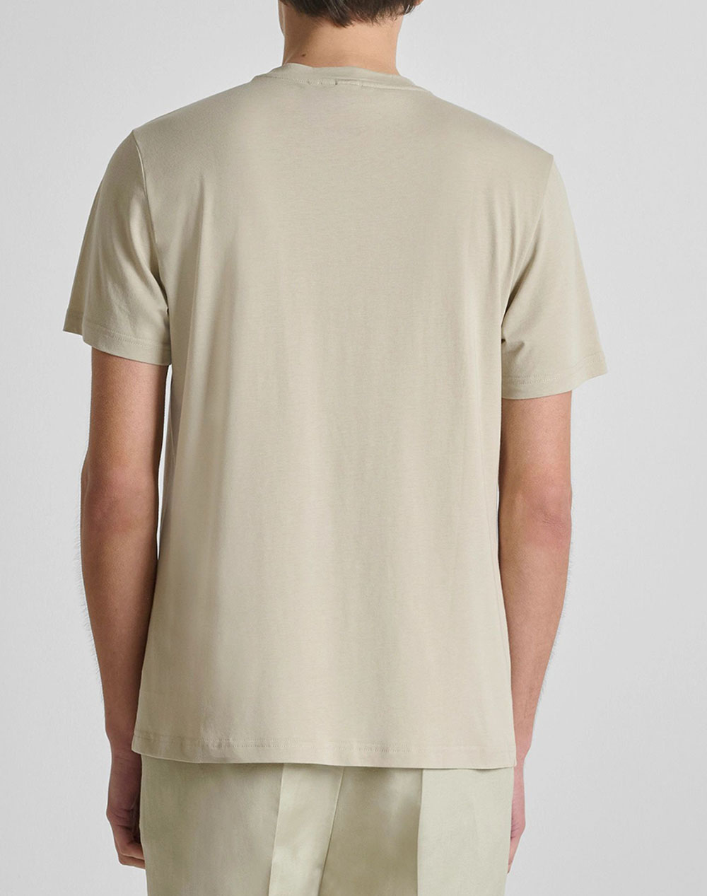ANTONY MORATO MMKS02662FA100231 MIN OF 6 T-SHIRT REGULAR FIT IN COTTON VISCOSE BLEND FABRIC WITH RUBBER INJECTION LOGO PRINT МЪЖКА БЛУЗА
