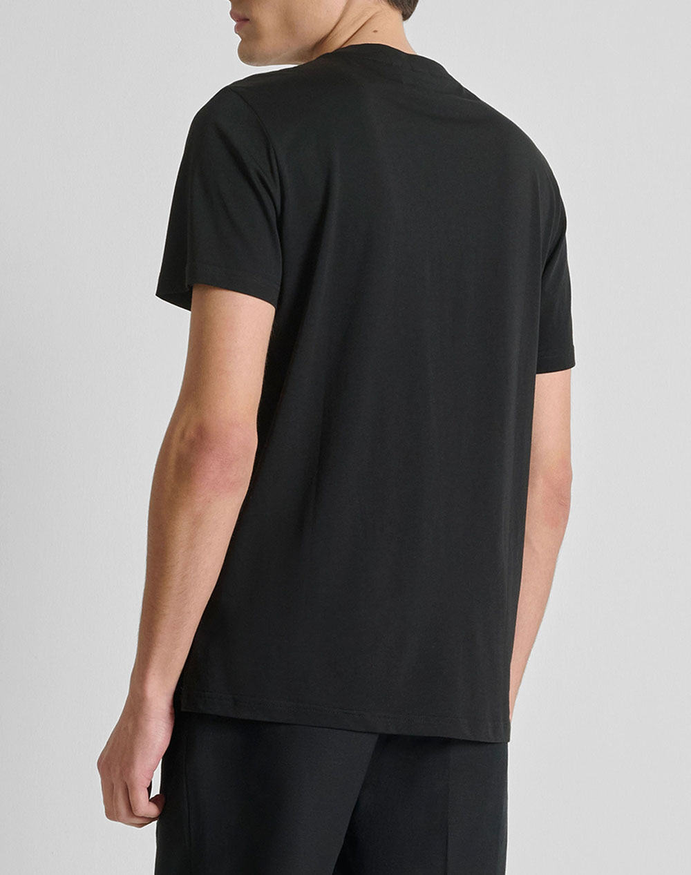 ANTONY MORATO MMKS02662FA100231 MIN OF 6 T-SHIRT REGULAR FIT IN COTTON VISCOSE BLEND FABRIC WITH RUBBER INJECTION LOGO PRINT МЪЖКА БЛУЗА