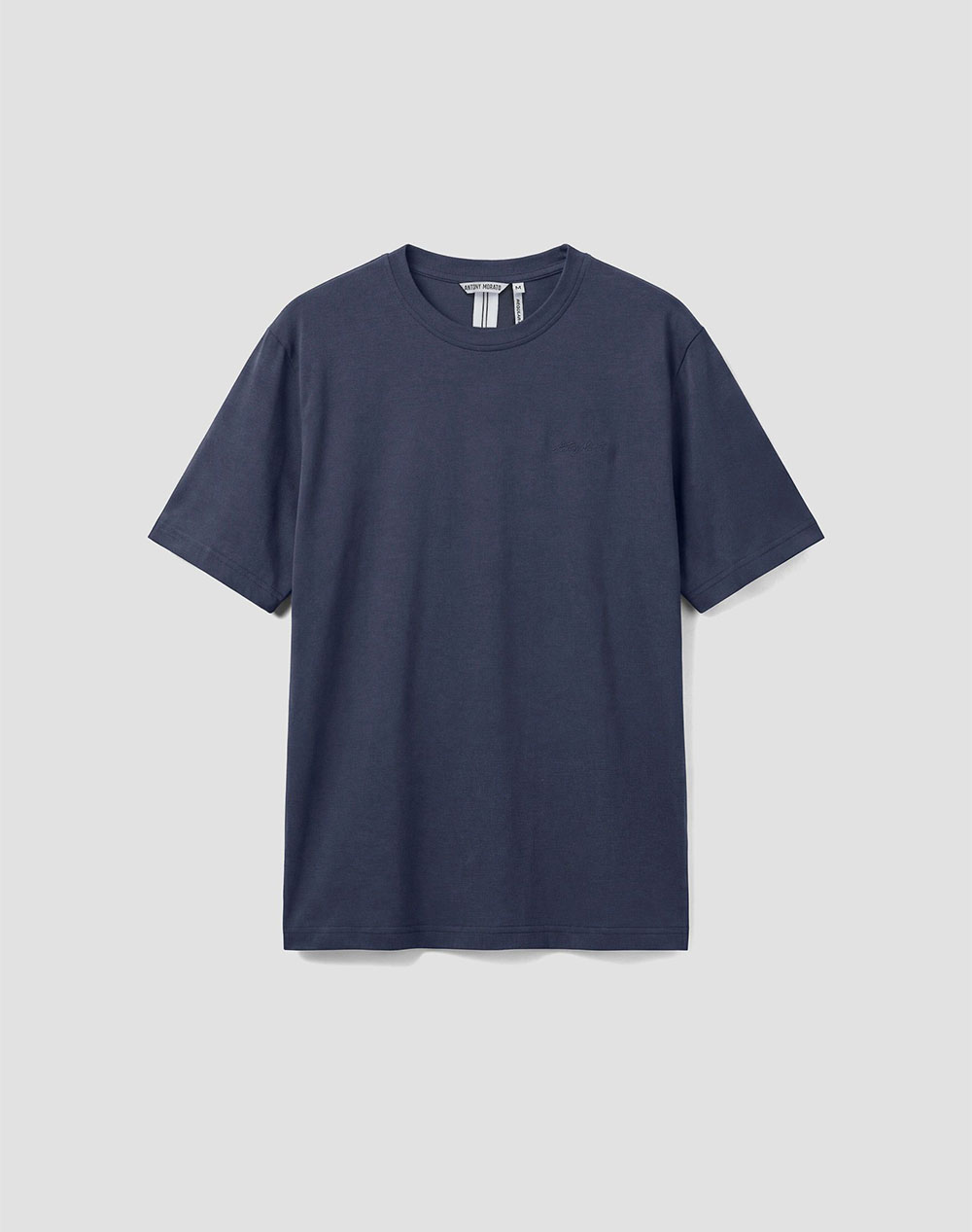 ANTONY MORATO MMKS02662FA100231 MIN OF 6 T-SHIRT REGULAR FIT IN COTTON VISCOSE BLEND FABRIC WITH RUBBER INJECTION LOGO PRINT МЪЖКА БЛУЗА