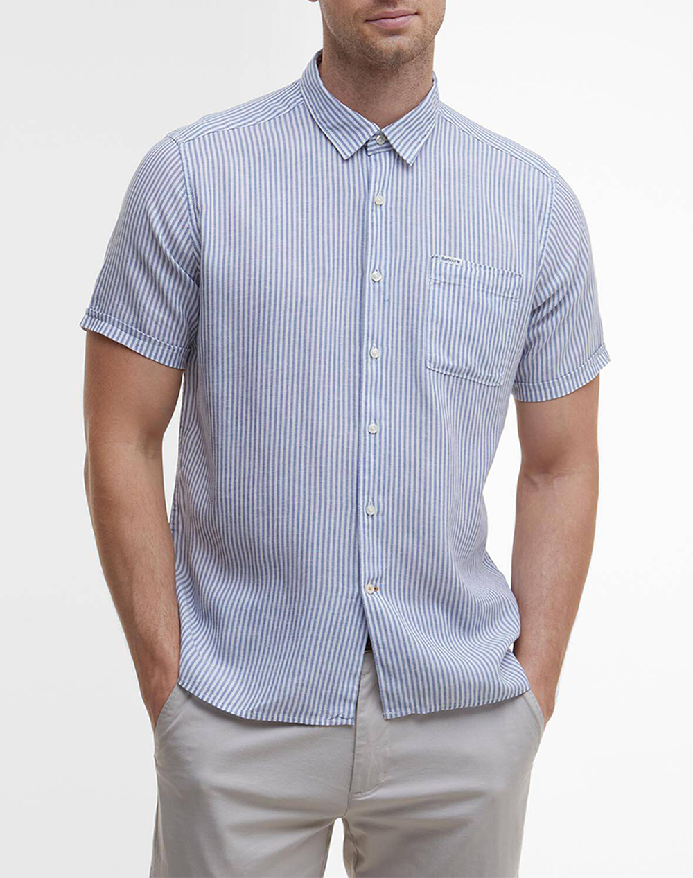 Barbour риза male ризи синьо