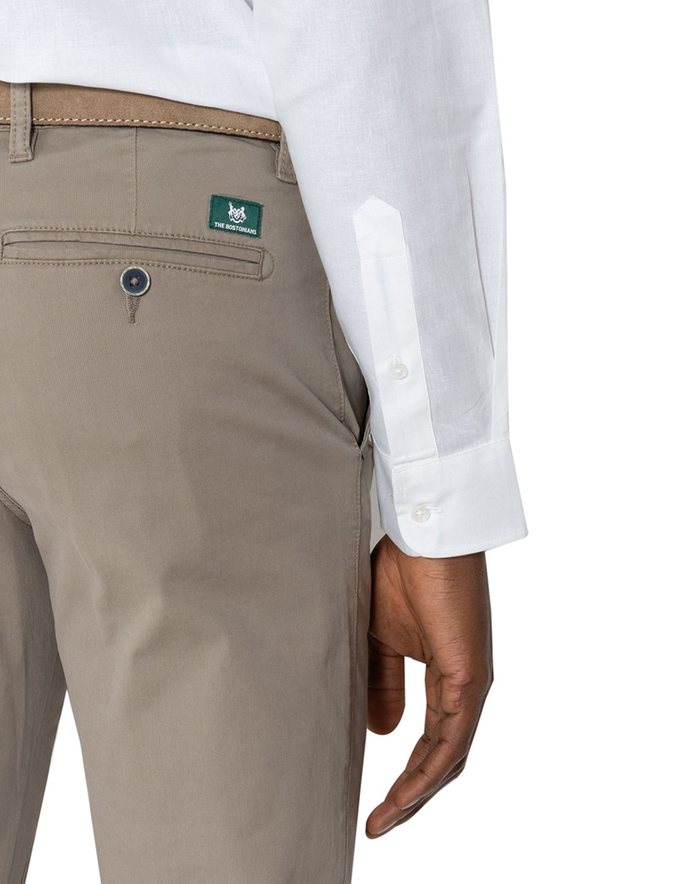 THE BOSTONIANS ПАНТАЛОНИ CHINOS PIQUE REGULAR FIT