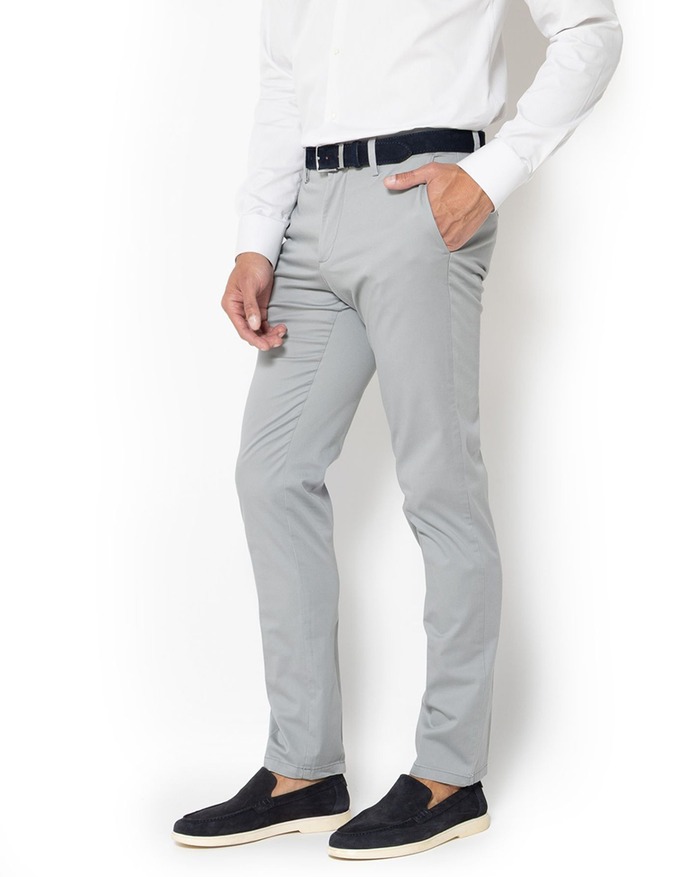 THE BOSTONIANS TROUSERS CHINOS CAPARDINA SATIN REGULAR