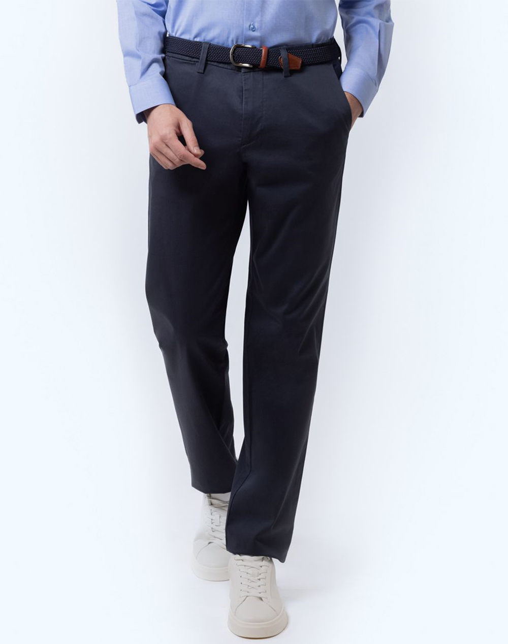 THE BOSTONIANS TROUSERS CHINOS CAPARDINA SATIN REGULAR