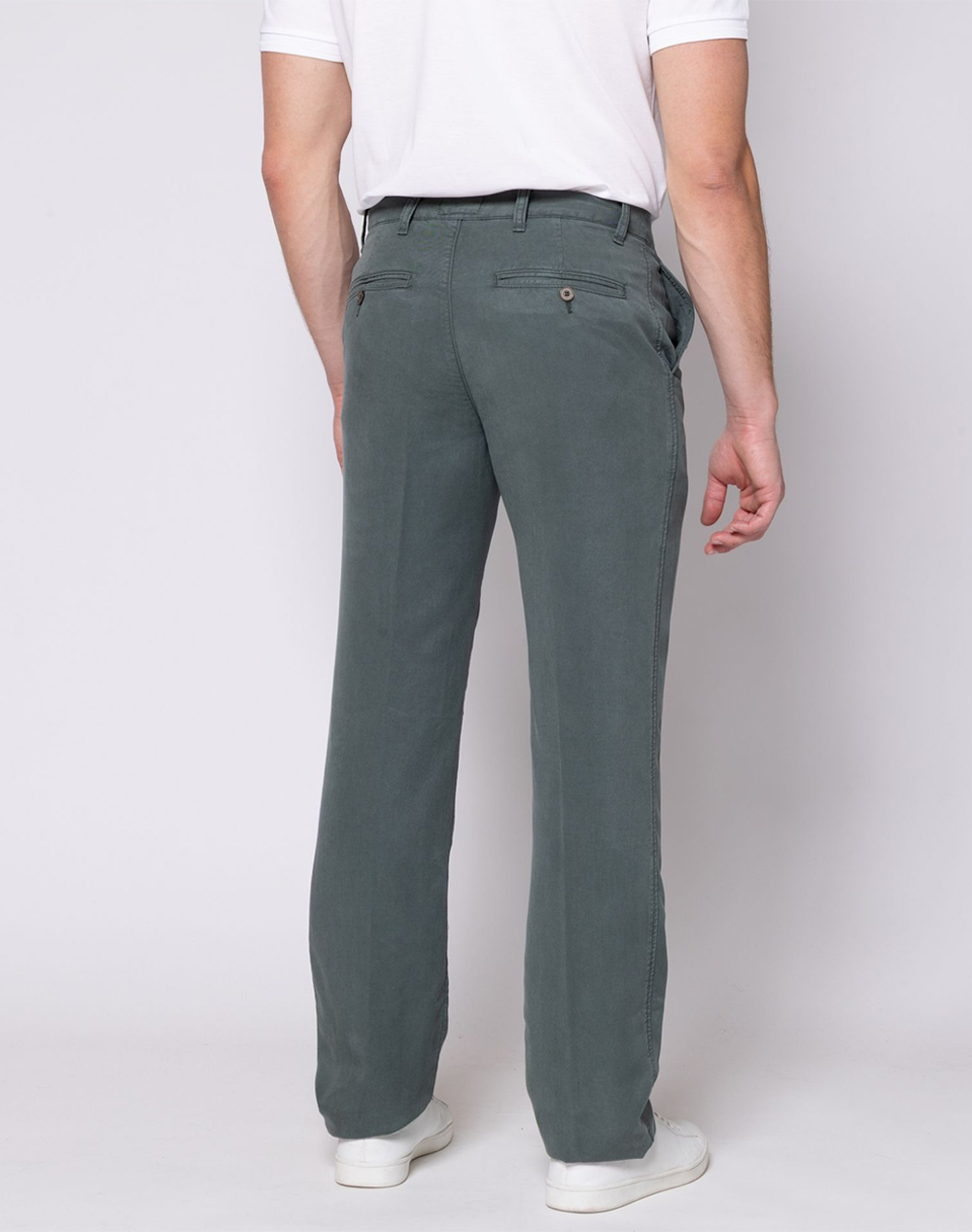 THE BOSTONIANS TROUSERS CHINOS TENCEL REGULAR FIT