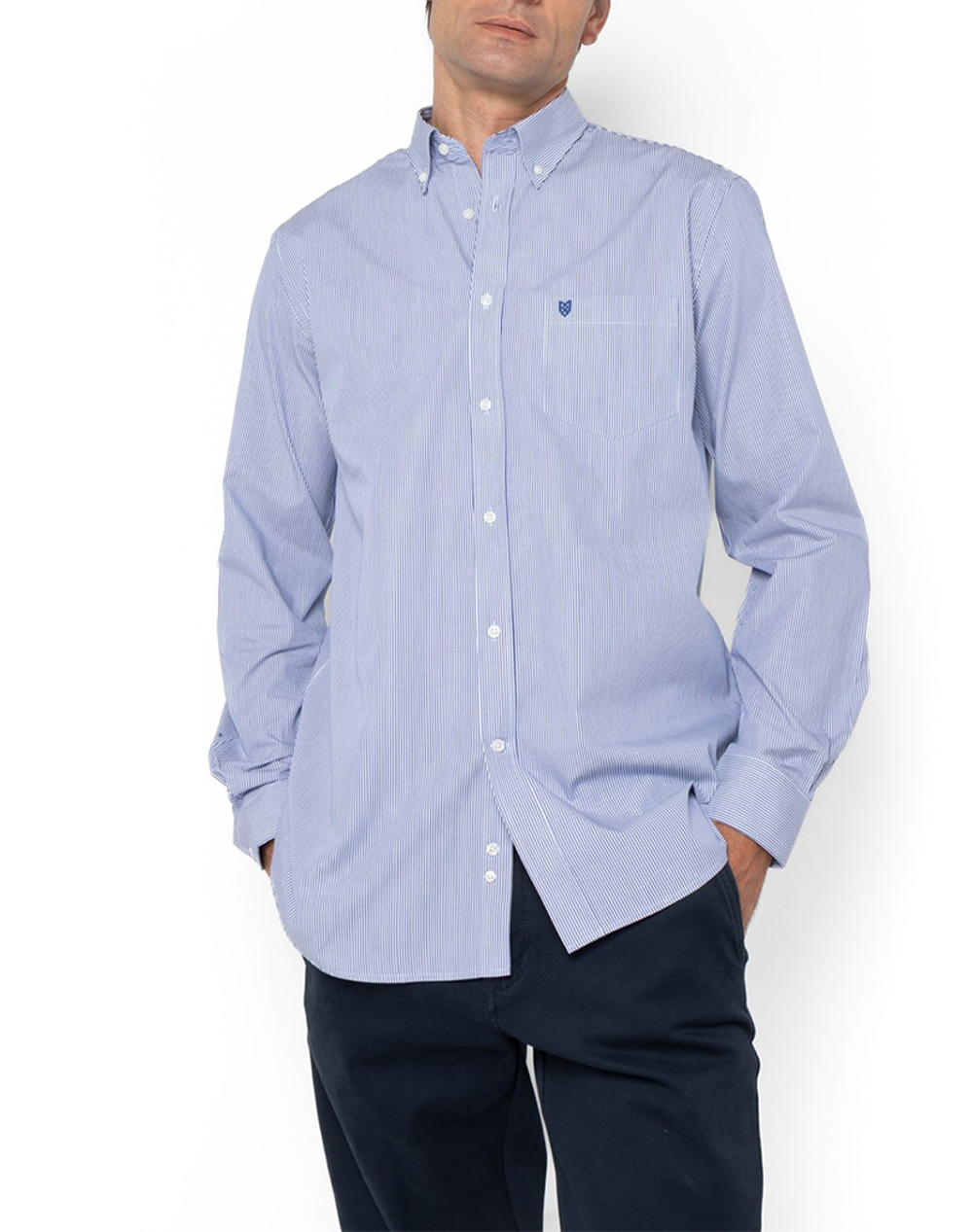 THE BOSTONIANS РИЗА ACORN REGULAR FIT Stripe POPLIN Button-down Regular Fit