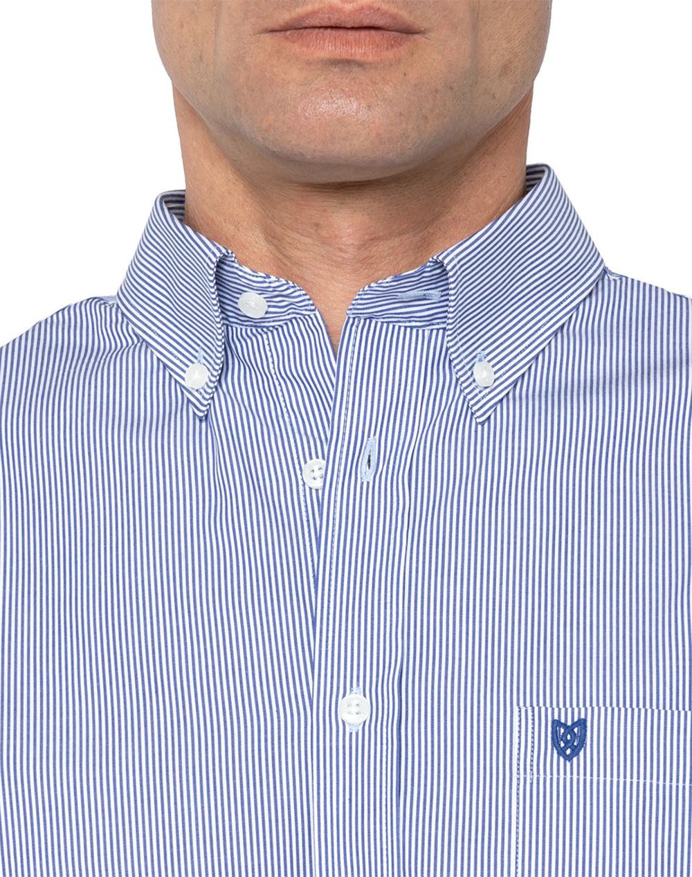 THE BOSTONIANS РИЗА ACORN REGULAR FIT Stripe POPLIN Button-down Regular Fit
